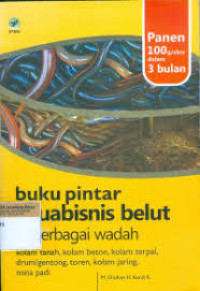 Image of Buku pintar akuabisnis belut di berbagai wadah