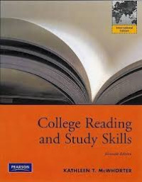 Image of College reading and study skills