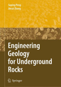 Image of Engineering geology for underground rocks