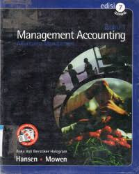 Image of Management accounting (akuntansi manajemen) buku satu