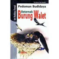 Image of Pedoman budidaya beternak burung walet
