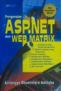 Image of Pengenalan asp.net dan web matrix