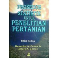 Image of Prosedur Statistik untuk Penelitian Pertanian