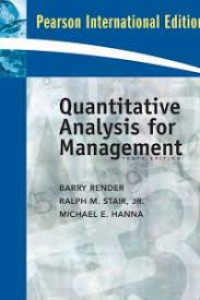 Image of Quantitative analysis for management