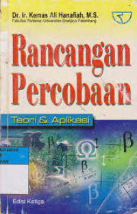Image of Rancangan percobaan: teori & aplikasi
